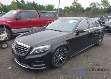 2015 Mercedes-Benz S 550 4Matic из США, поврежденный, VIN WDDUG8FBXFA123544